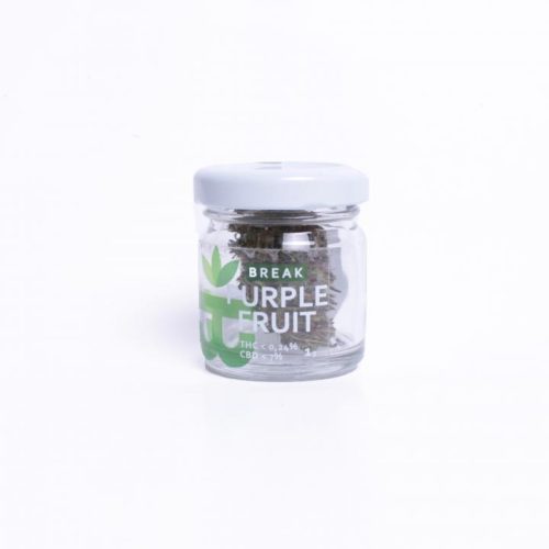purple fruit jar