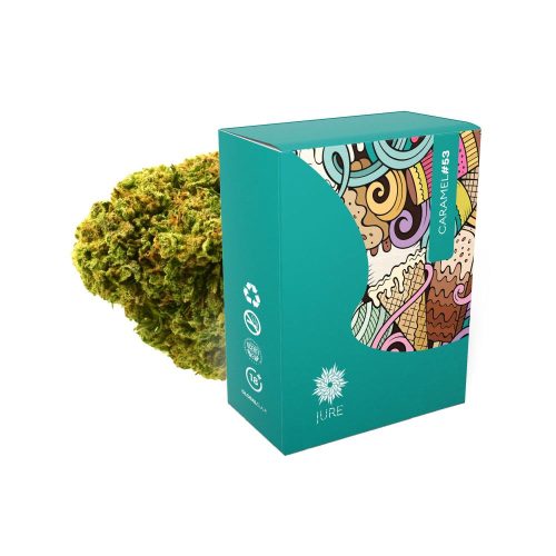 caramel 53 jure 1 legal weed cannabis flower light cbd cbg cbc store biological product premium quality