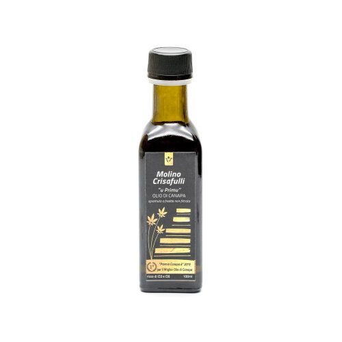 olio di canapa u primu 100 ml molino crisafulli legal weed cannabis light cbd cbg cbc store biological products premium quality