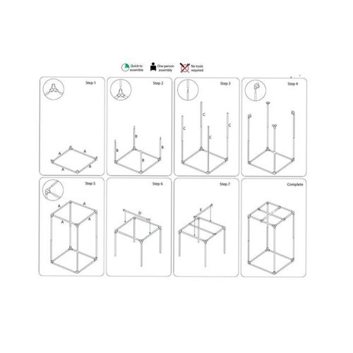 GrowBox Airontek 90x50x160