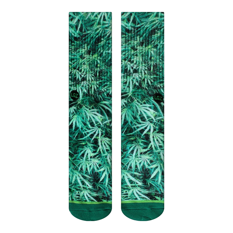 88101 LGZ Crew Sock Classic Leaves