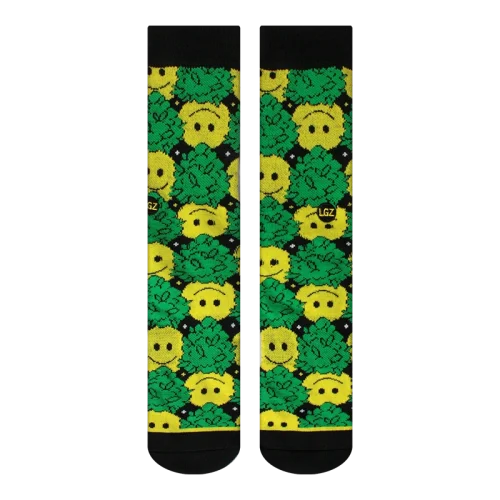 88102 LGZ Crew Sock Happy Buds