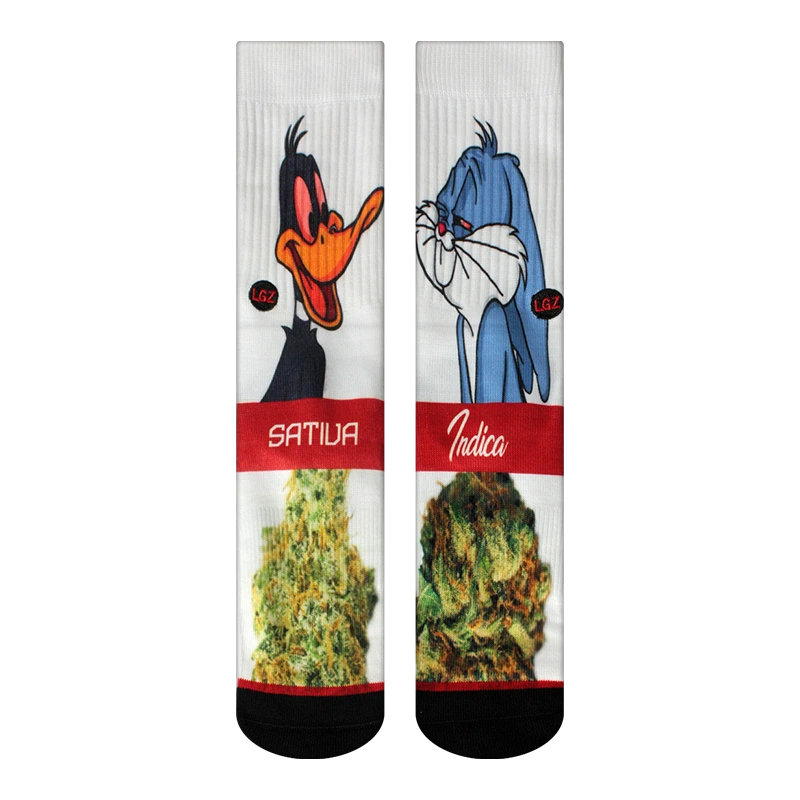 88103 LGZ Crew Sock Sativa vs Indica 1