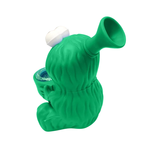 15129c Silicone Bong CM Green 02