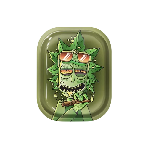 Vassoio in metallo per rollare Rick stoned